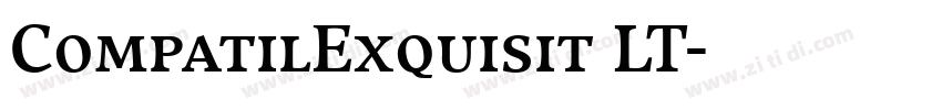 CompatilExquisit LT字体转换 CompatilExquisit LT字体转换